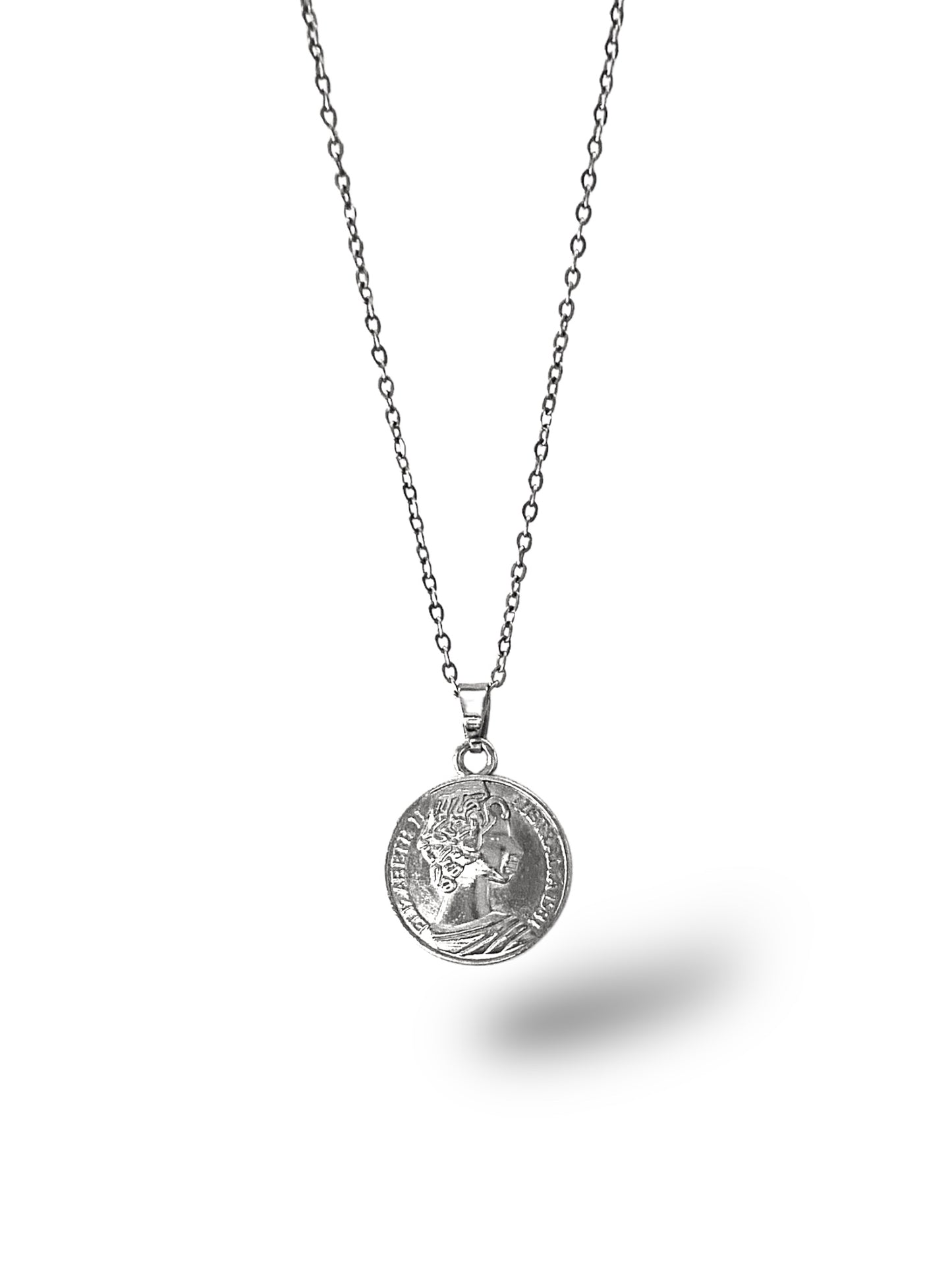 Coin Pendant (2mm), Sterling Silver