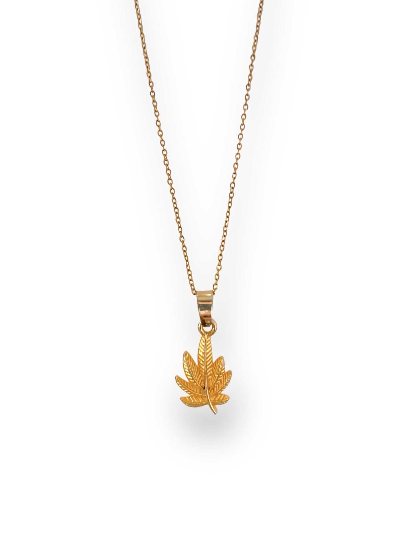 Cannabis, Vermeil Gold (1 mm)