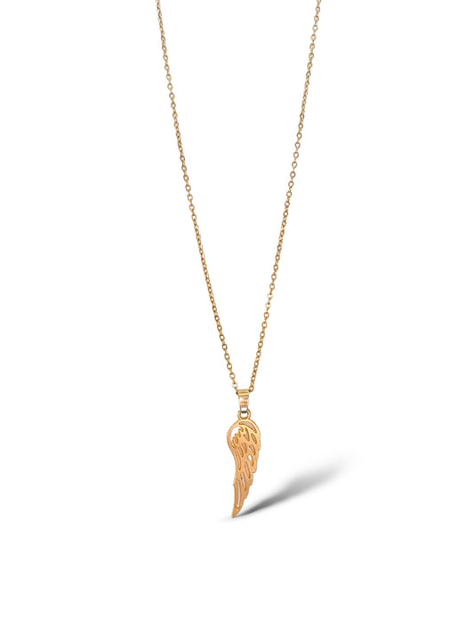 Wing Pendant, Vermeil Gold